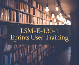 EPrints User Training