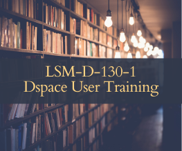Dspace User Training